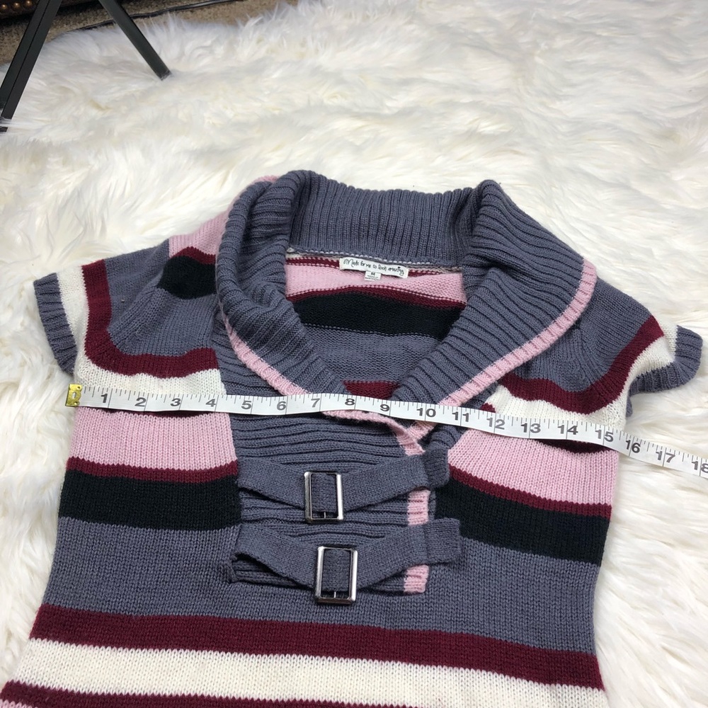 Made for me to look amazing sweater dress M stripe - Picture 4 of 7